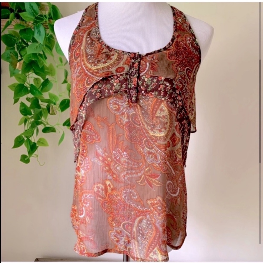 🌷(3 for $25) Paisley Tank